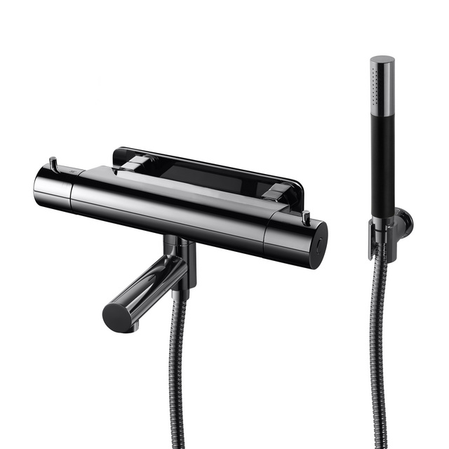 DUSCH&BADKARSBLANDARE EVM026-160 BLACK CHROME | Beijerbygg Byggmaterial